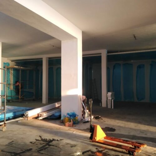 Avancement travaux entrepôt frigorifique