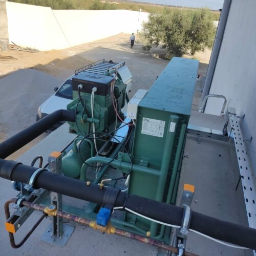 Mise en service chambre froide positif 70 tonnes