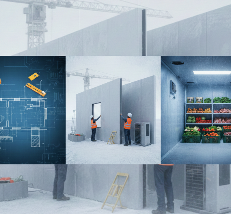 Étapes clés d’un projet de chambre froide