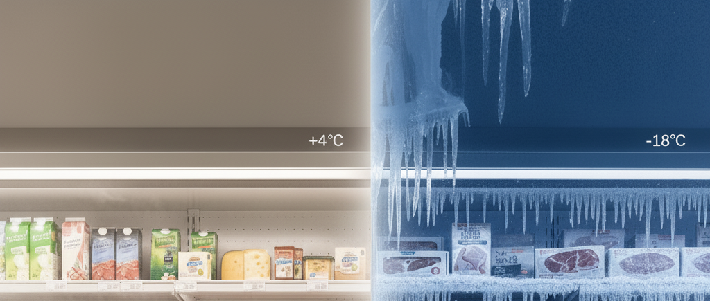 Chambre froide positive ou négative